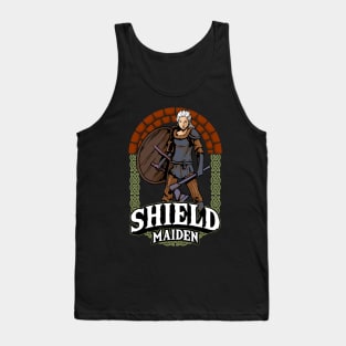 Shield Maiden Female Viking Warrior Norse Myth Tank Top